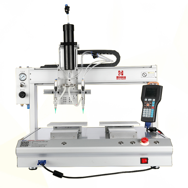 Multi head single station automatic dispensing machine