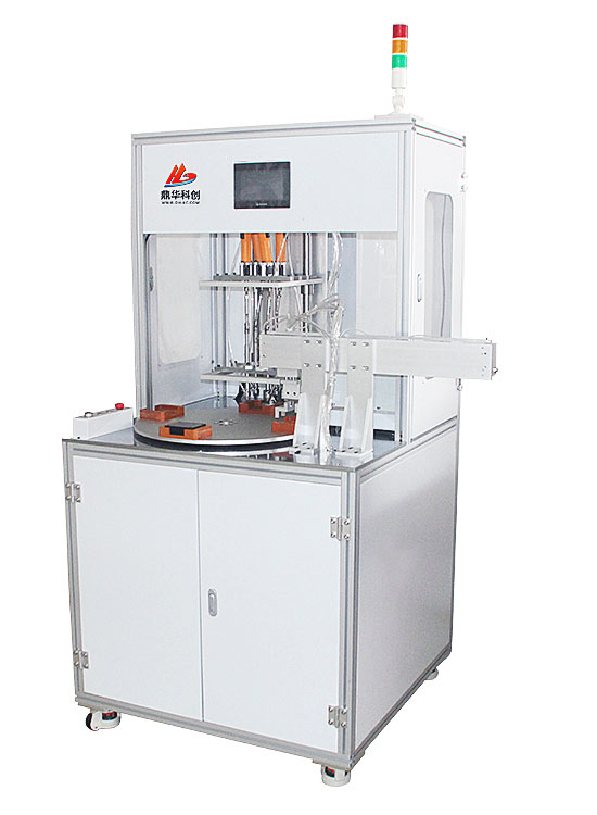 Rotary multi head screw machine