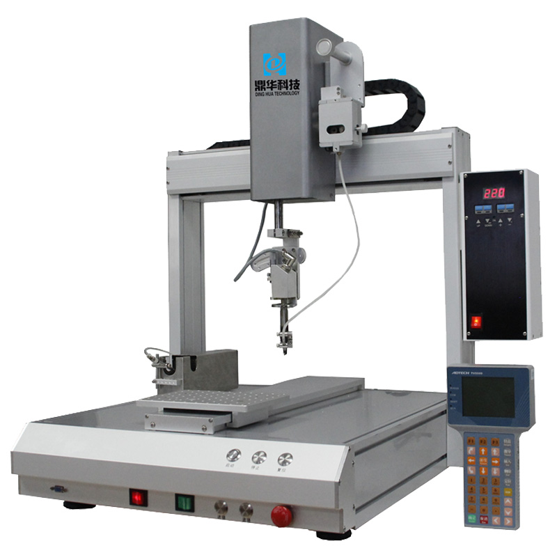 Double head single station soldering machine