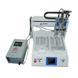 双头同步双工位自动锁螺丝机