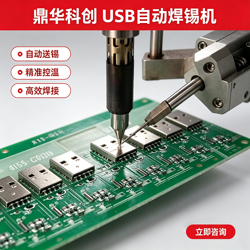 USB automatic soldering machine