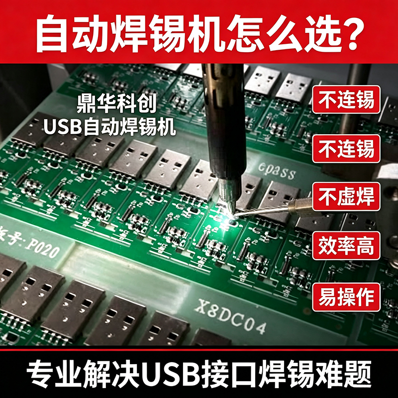 USB automatic soldering machine