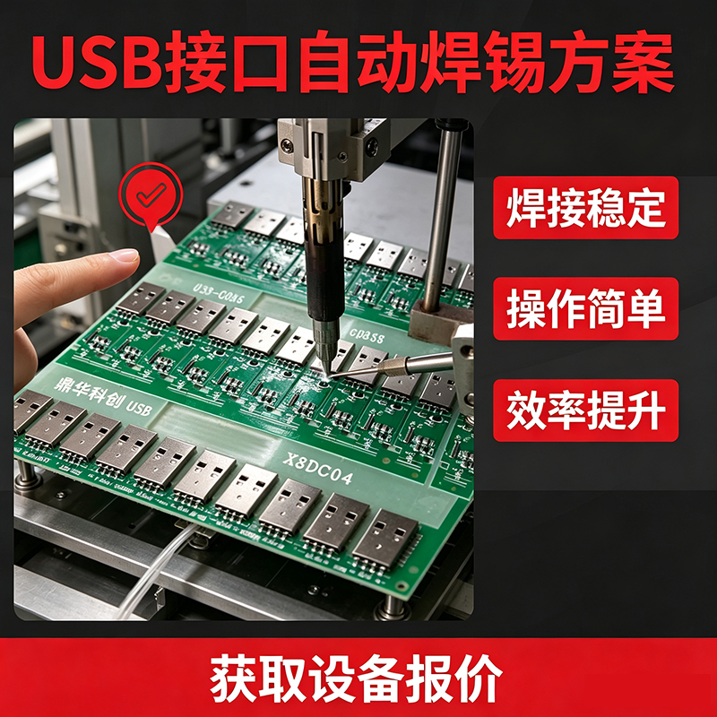 USB automatic soldering machine