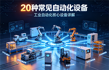 20种常见自动化设备大全 工业自动化核心设备详解